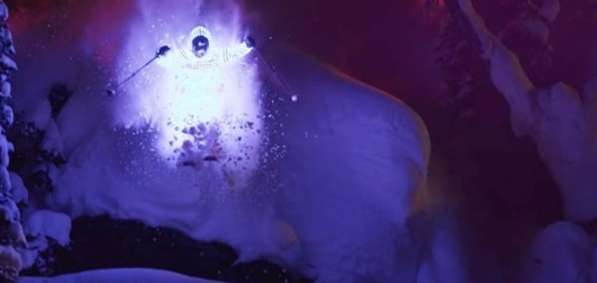 Опубликовано видео феерического ночного слалома на Аляске