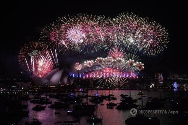 Happy New Year: Австралия встретила Новый год неимоверным салютом
