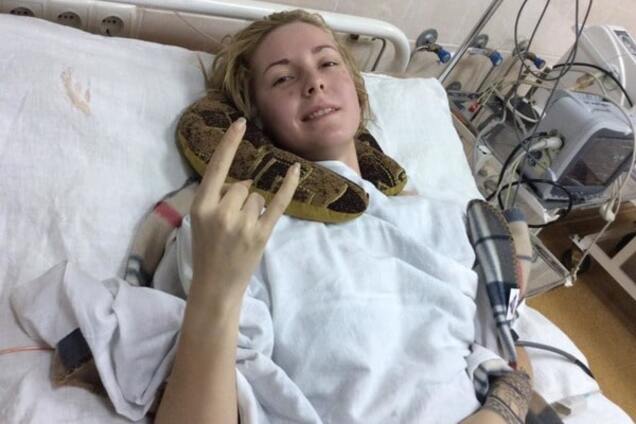 Попавшая в ДТП волонтер Зинкевич поблагодарила украинцев за поддержку