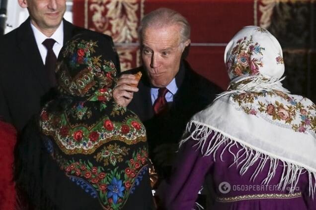 В Киеве встретили вице-президента США Джо Байдена: фотофакт