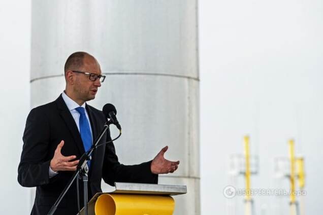 Яценюк призвал ЕC объединиться в 'войне' против проекта 'Газпрома'