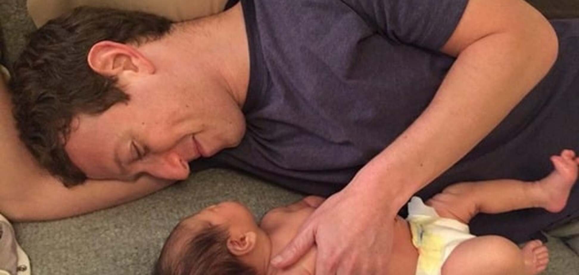 Мимими от Цукерберга: основатель Facebook опубликовал совместное фото с дочкой