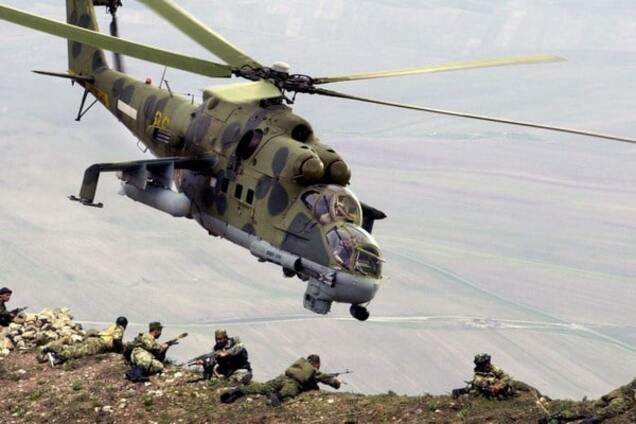 Россия подтянула военные вертолеты в Армению