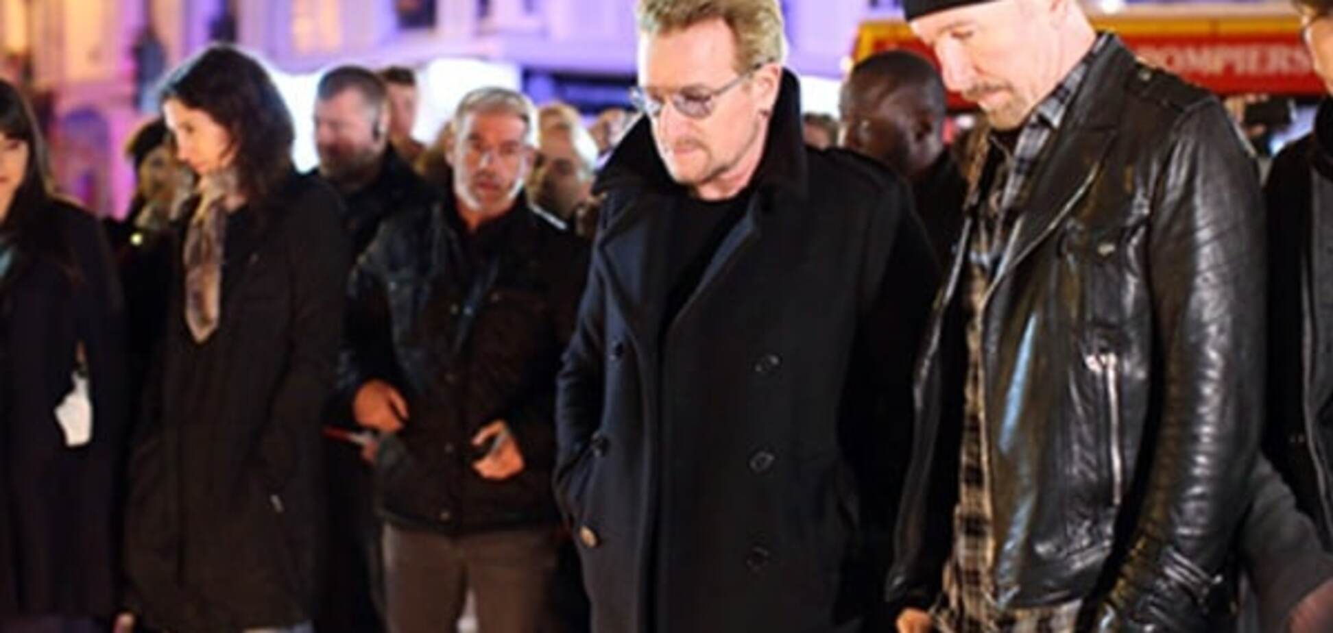 U2 посвятили песню жертвам парижских терактов