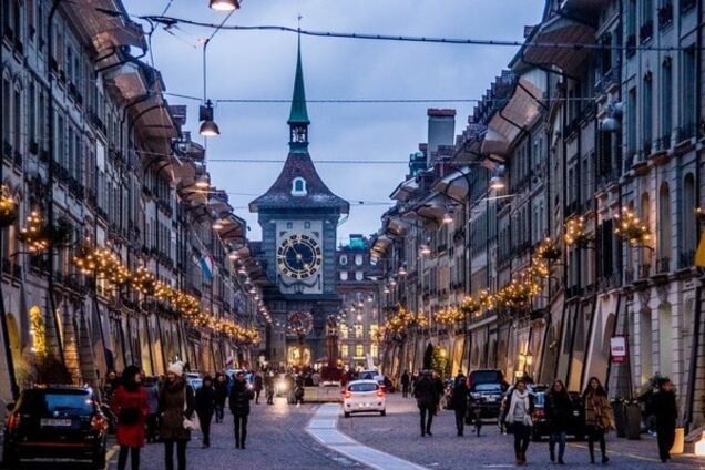 Фото рождественской Швейцарии