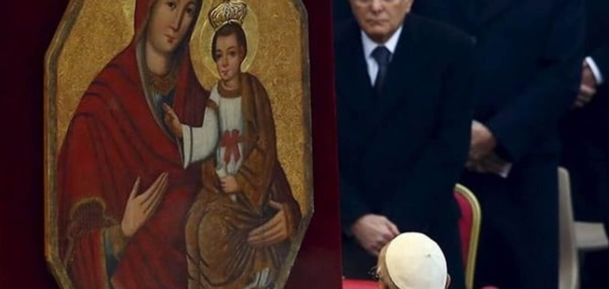 На вимогу Папи Франциска до Ватикану привезли українську ікону