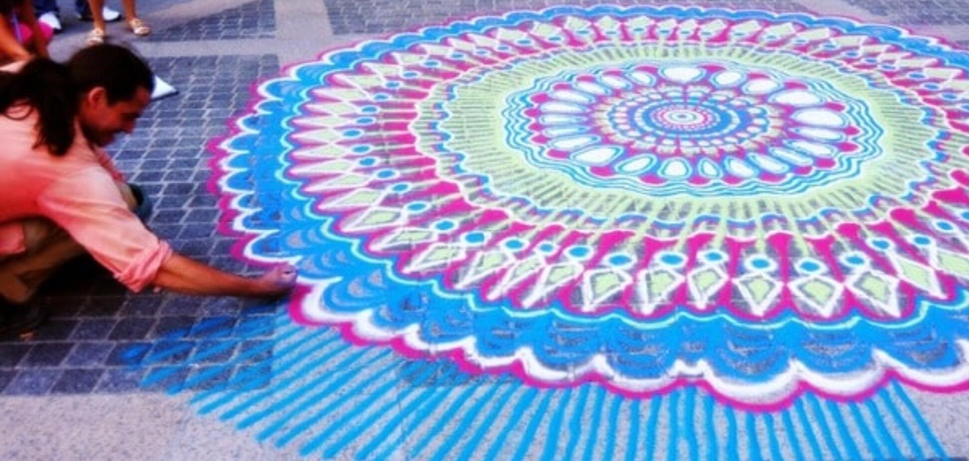 Наперегонки с ветром: потрясающие рисунки на асфальте от американского художника