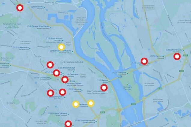 В Киеве создали интерактивную карту пунктов помощи бойцам АТО и беженцам