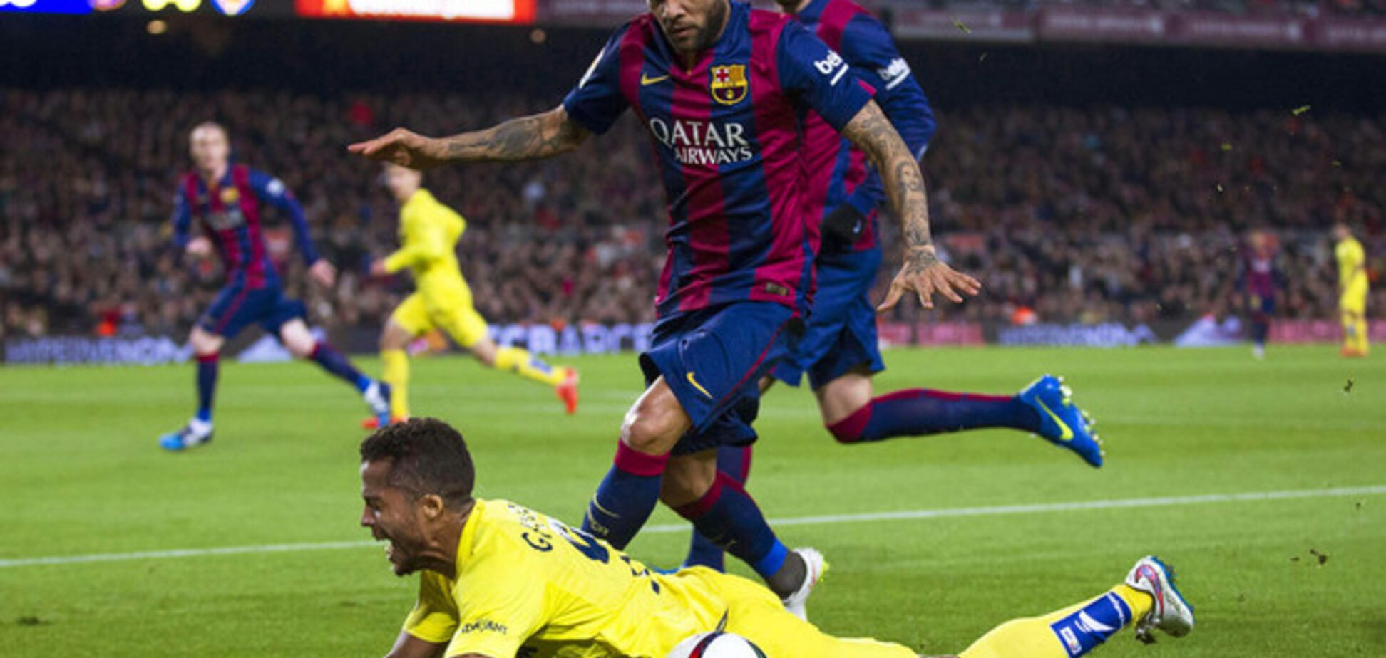 'Барселона' разгромила 'субмарину' в полуфинале Кубка Испании
