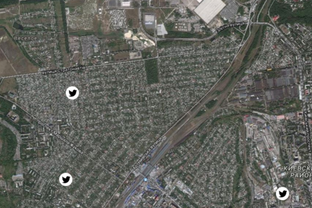 В центре Донецка снаряд попал в больницу, есть раненые: видео обстрела