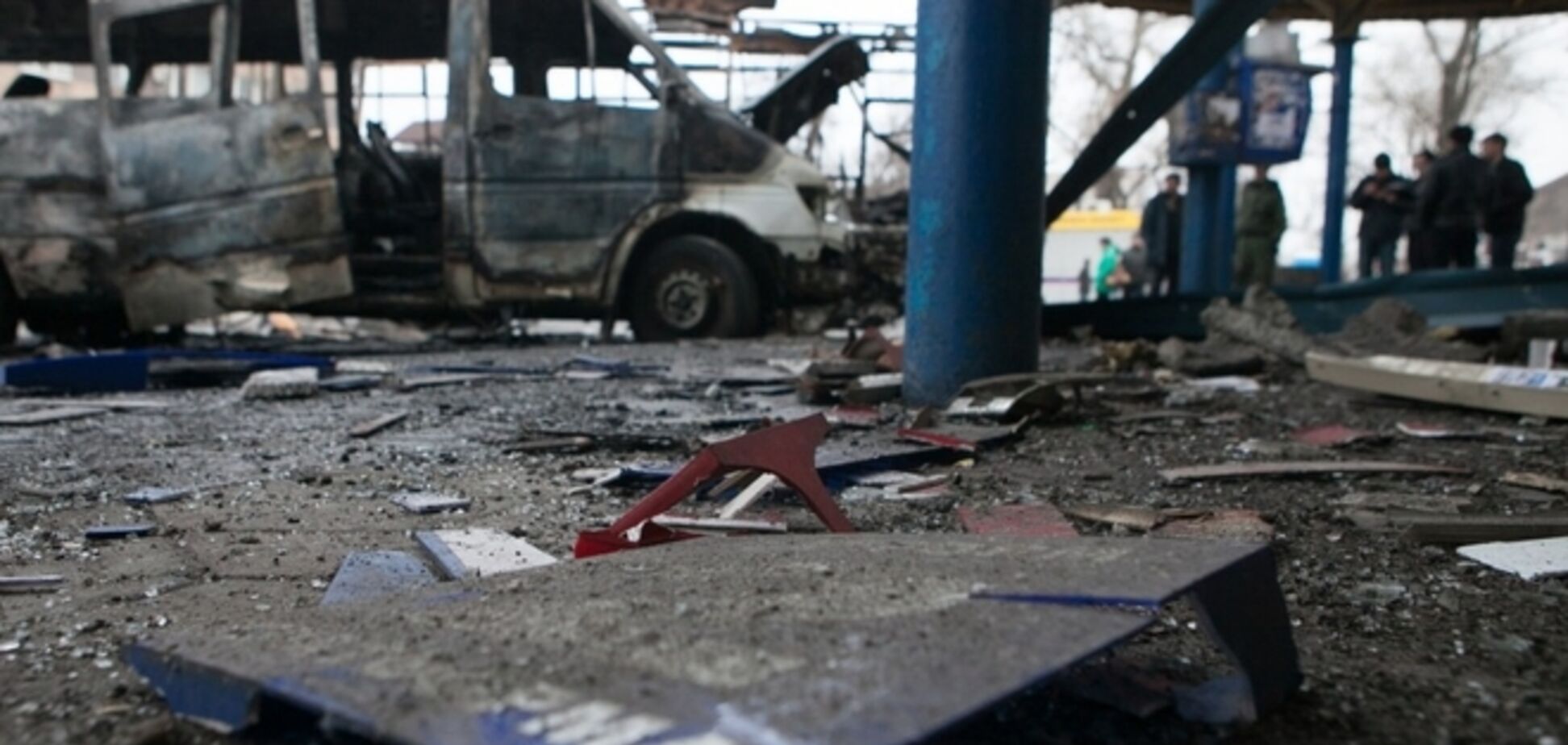 При обстреле автостанции в Донецке погибли шесть человек