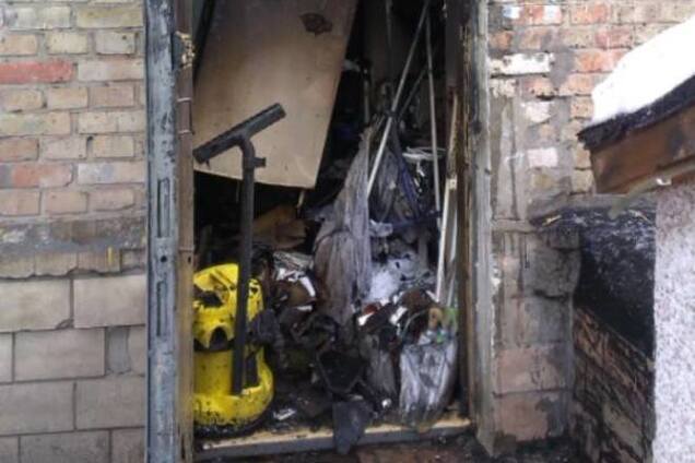 В Киеве горел частный мини-отель