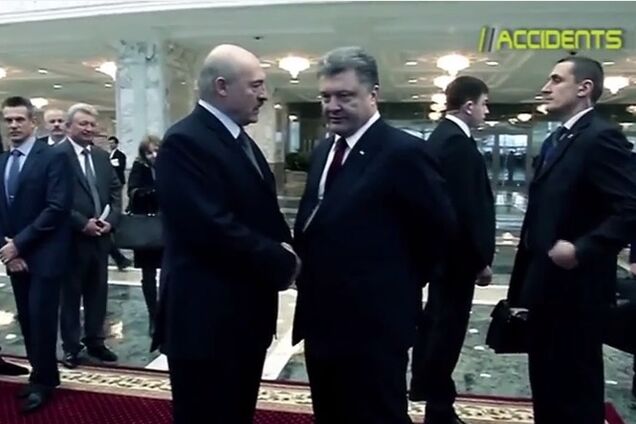'Он грязно играет': Порошенко пожаловался Лукашенко на Путина. Видеофакт