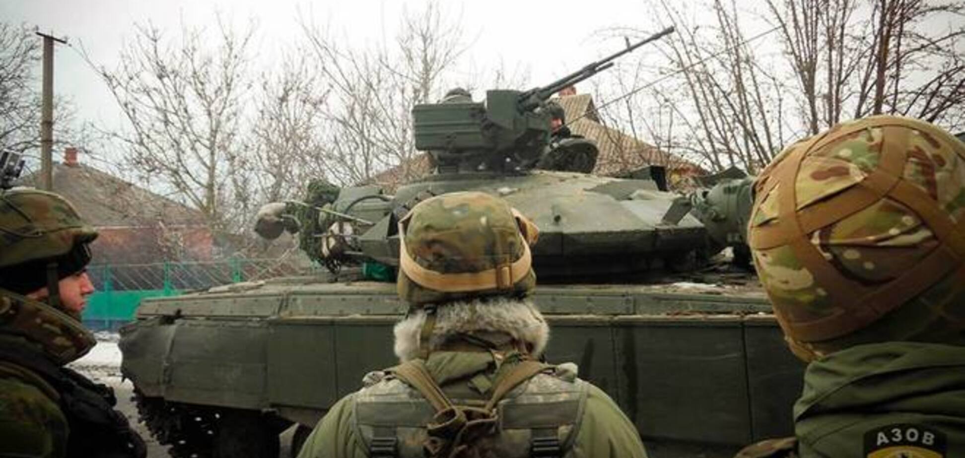 Бойцы 'Азова' отбили атаки террористов на Широкино