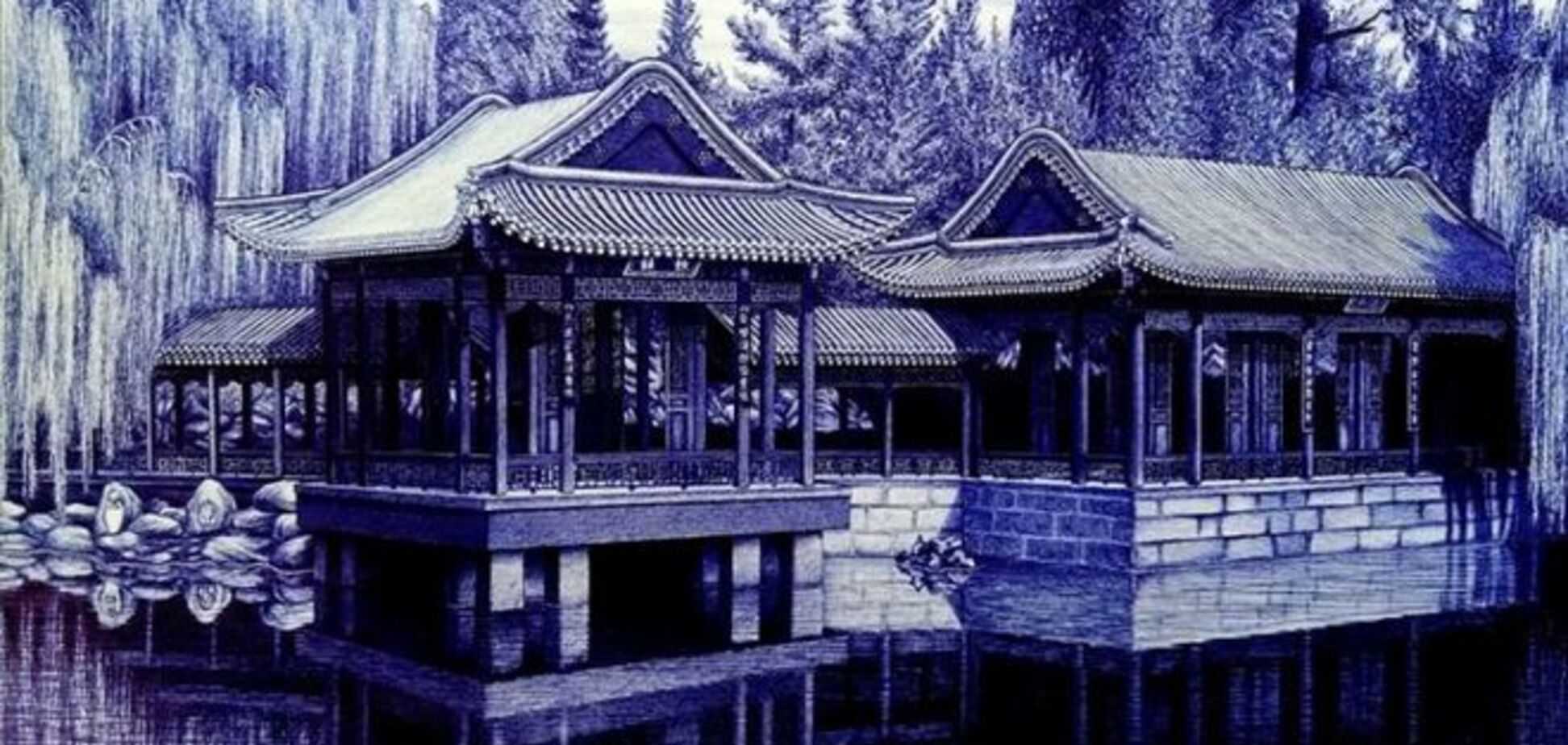 Невероятно красивые рисунки, созданные шариковой ручкой