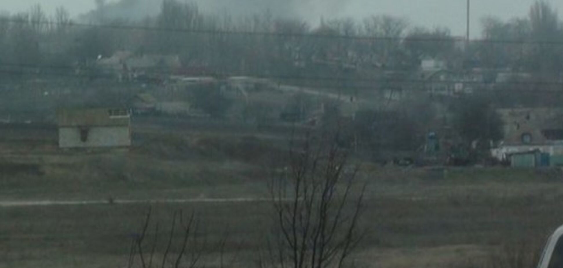 Бойцы 'Азова' уничтожили танк террористов в бою близ Широкино