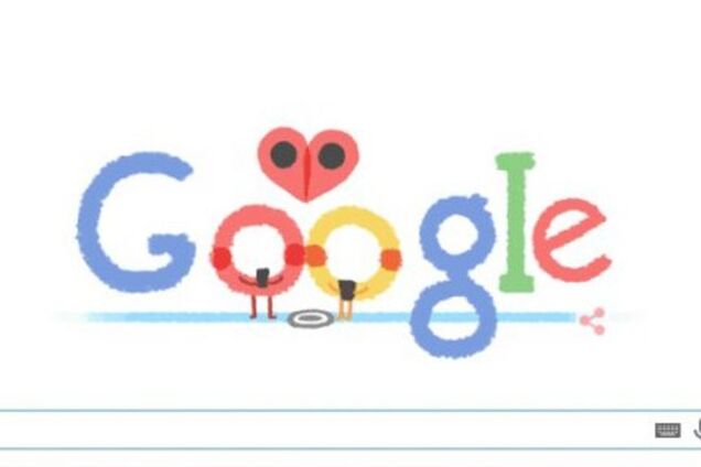 Google сделал специальный Doodle ко Дню святого Валентина