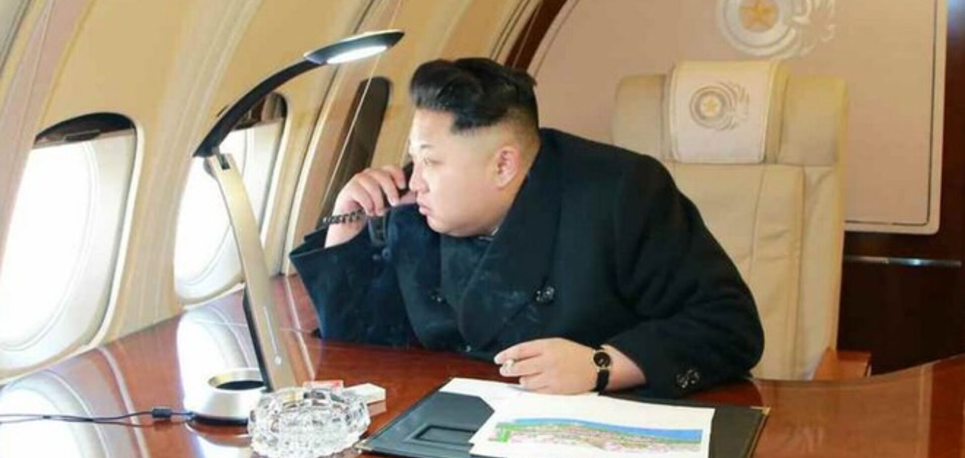 В сеть попали фото роскошного самолета Ким Чен Ына