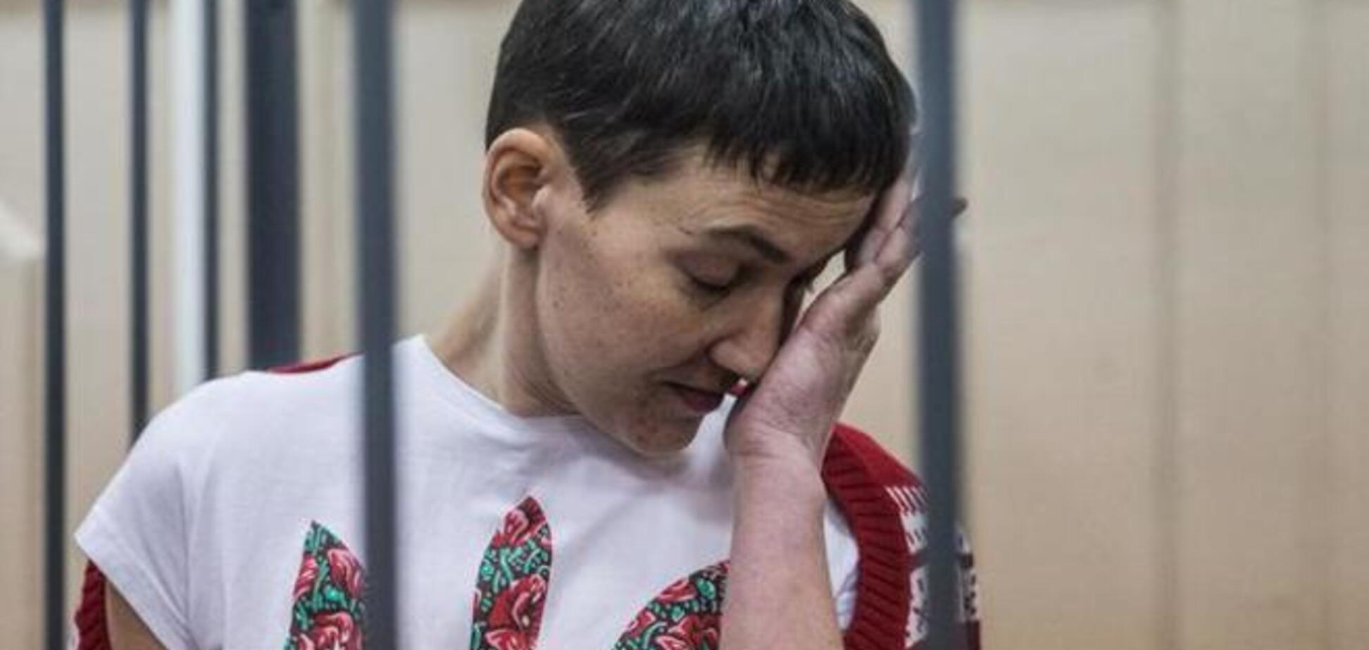 Савченко согласилась принимать лекарства пероральным путем: у нее сильно опухли вены