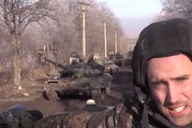 Журналист RT 'засветил' российский танк возле Дебальцево: видеофакт