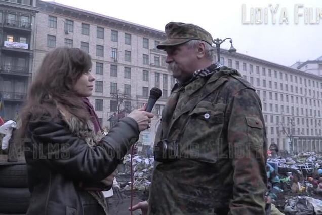 Уникальное видео с Майдана, ранее нигде не публиковавшееся