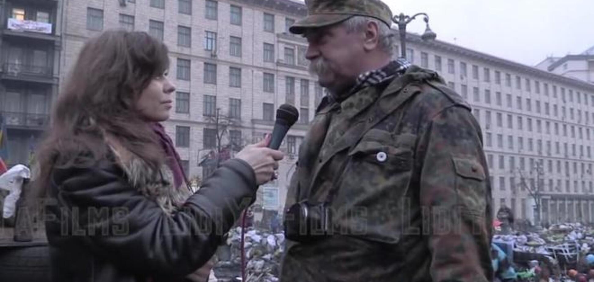 Уникальное видео с Майдана, ранее нигде не публиковавшееся