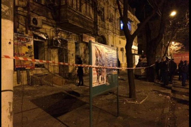 В Одессе взорвали офис лидера 'Автомайдана': фото из соцсетей