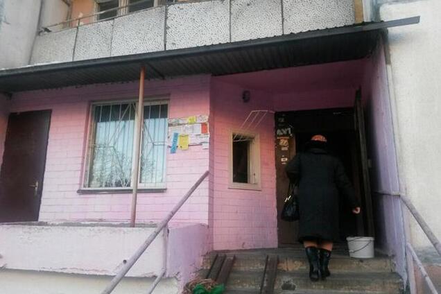 При пожаре в киевской высотке пострадала консьержка