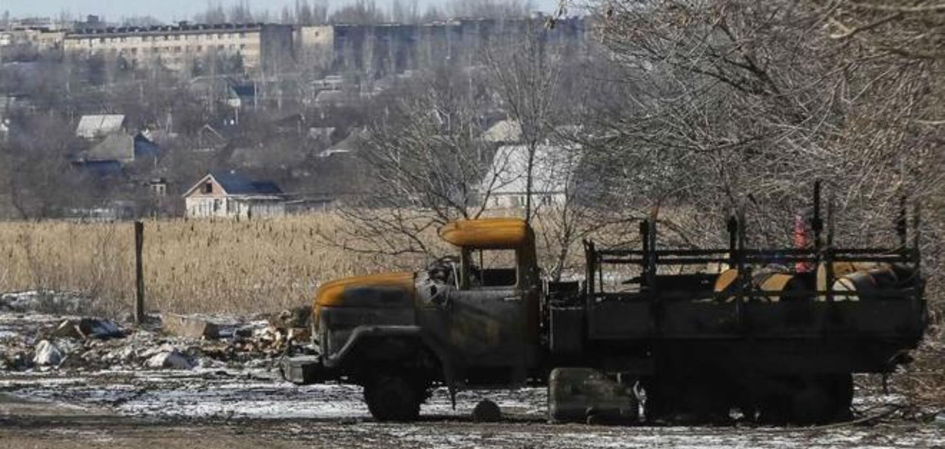 Рупор Кремля показал видео с флагом фейковой 'Новороссии' над Дебальцево