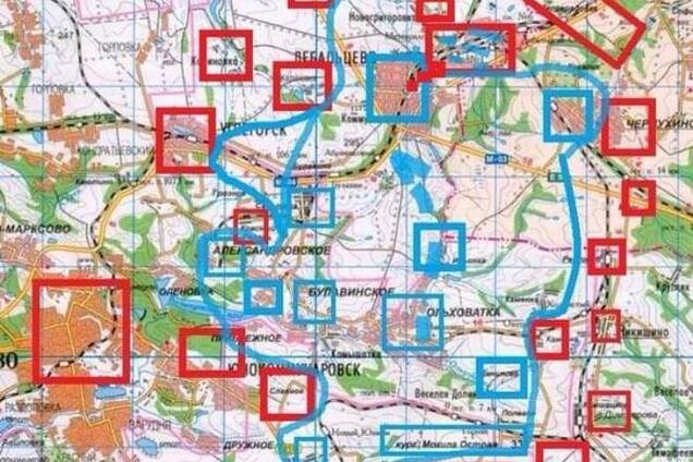 Дорога для выхода – есть: обнародована карта боев в Дебальцево