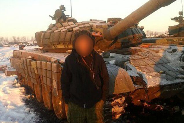 Українські військові захопили екіпаж російського танка бойовиків