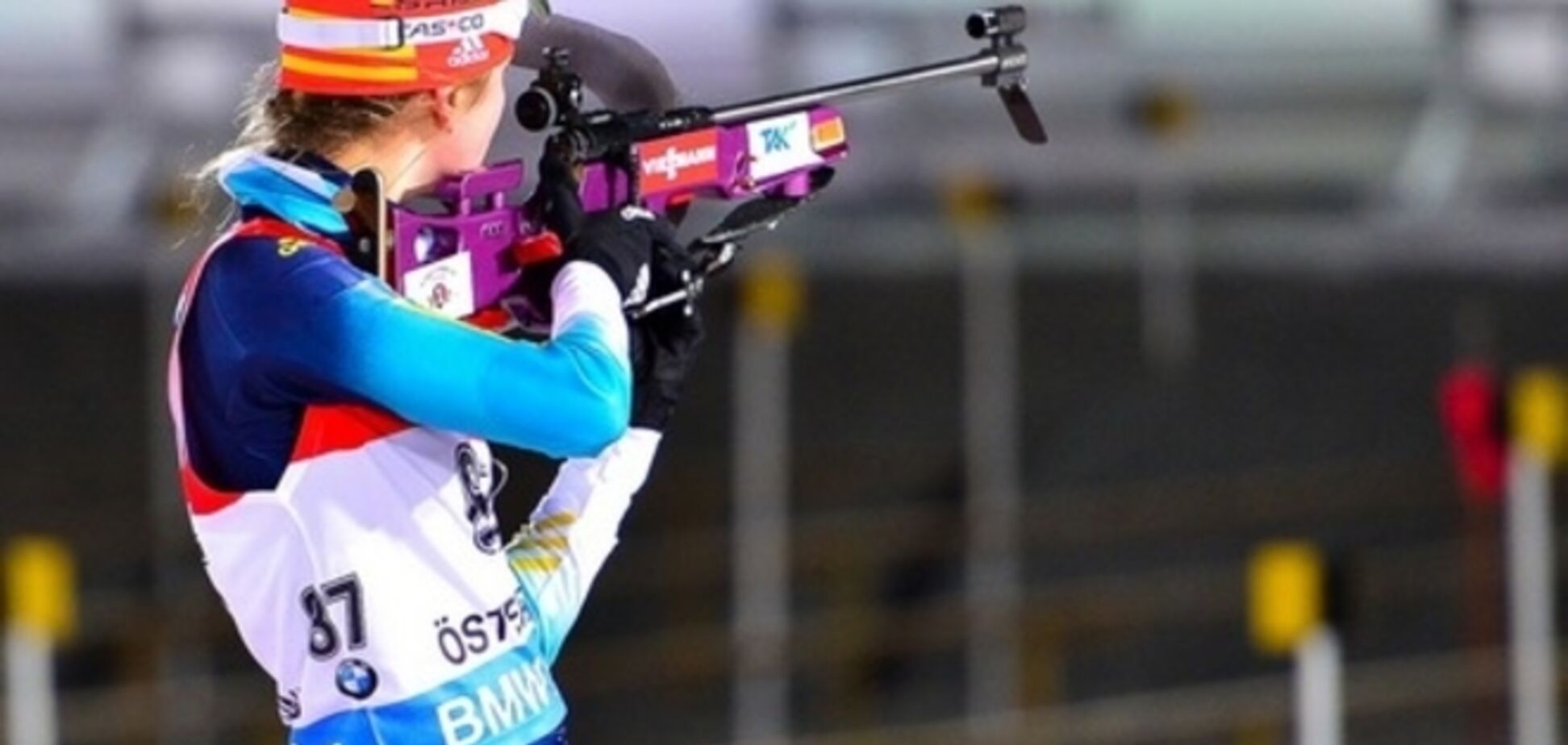 Украинка фантастически выиграла 'золото' чемпионата мира по биатлону