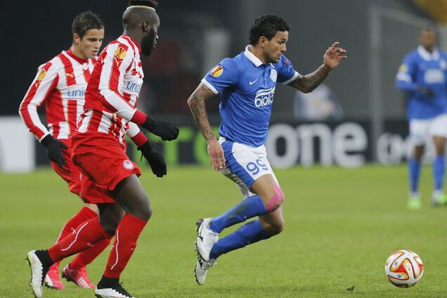 'Дніпро' впевнено переміг 'Олімпіакос' у Лізі Європи