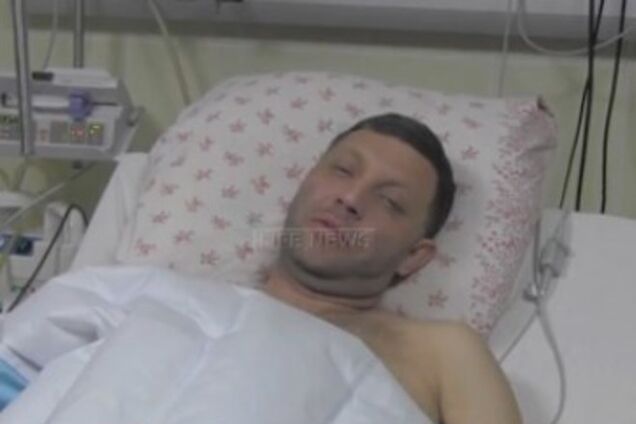 З лікарняного ліжка Захарченко поскаржився на снайпера, що підстрелив його