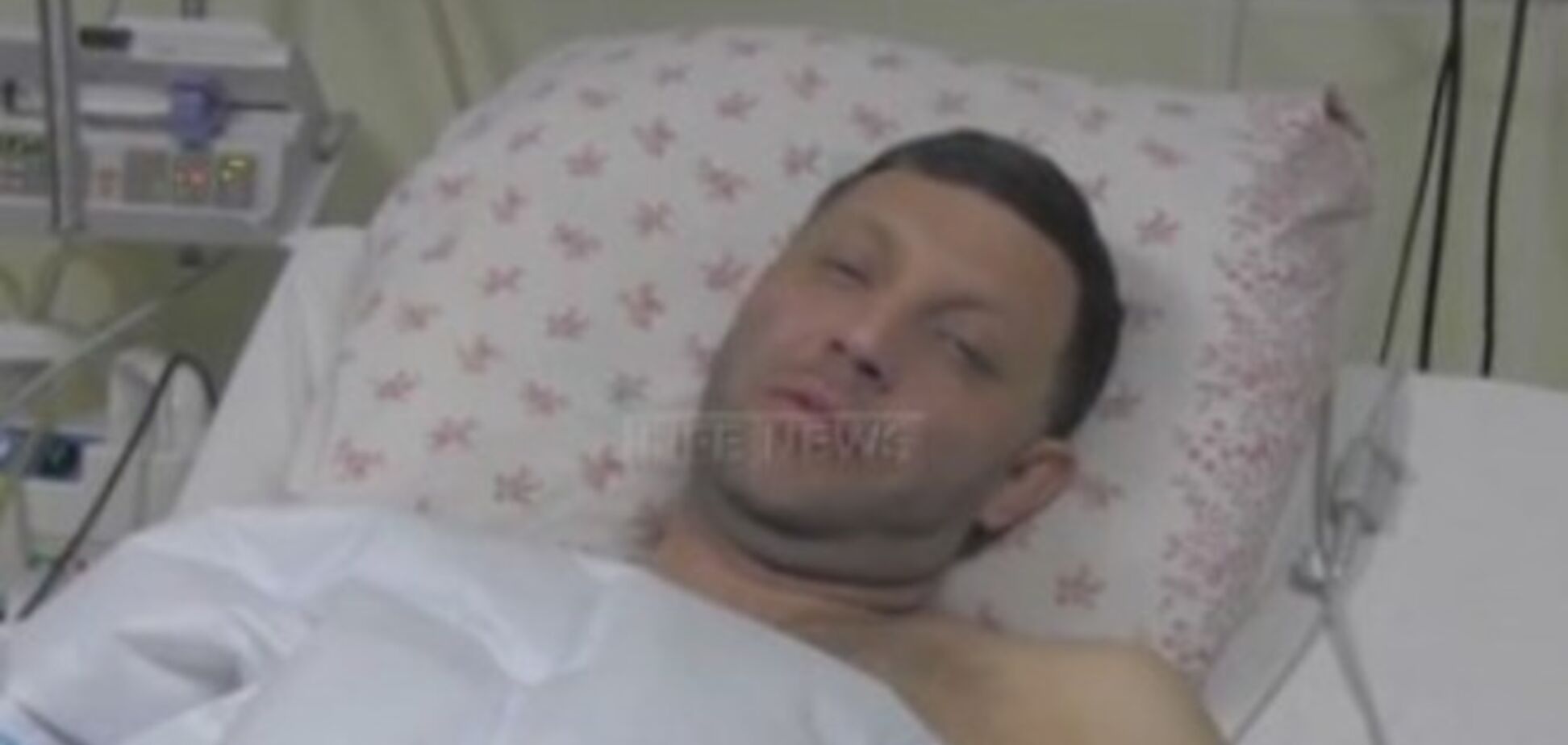 З лікарняного ліжка Захарченко поскаржився на снайпера, що підстрелив його