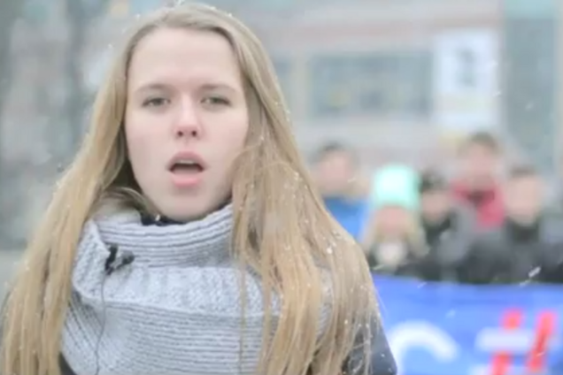 Российские студенты ответили украинским кремлевскими штампами: опубликовано видео
