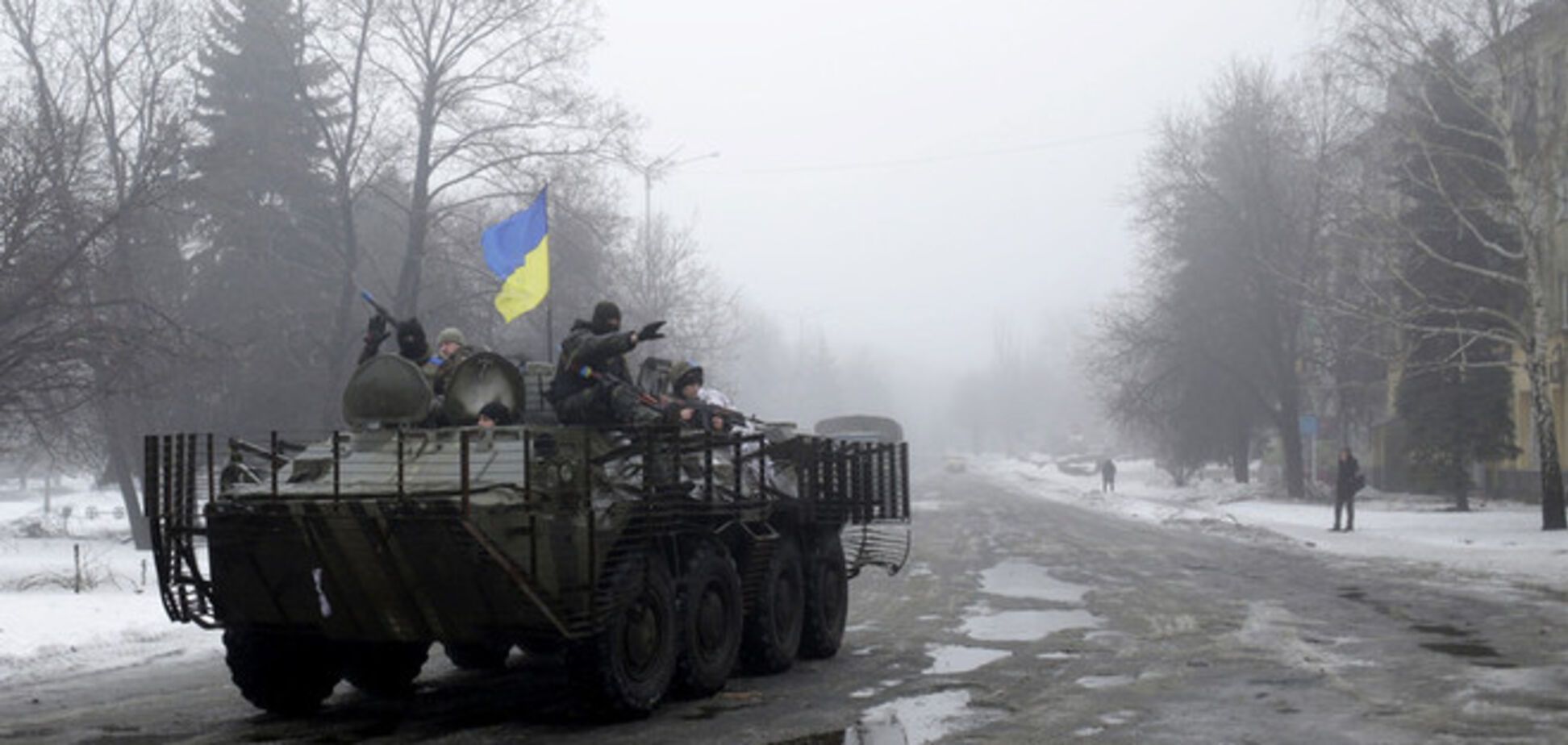 Артиллерия АТО разгромила колонну террористов близ Дебальцево