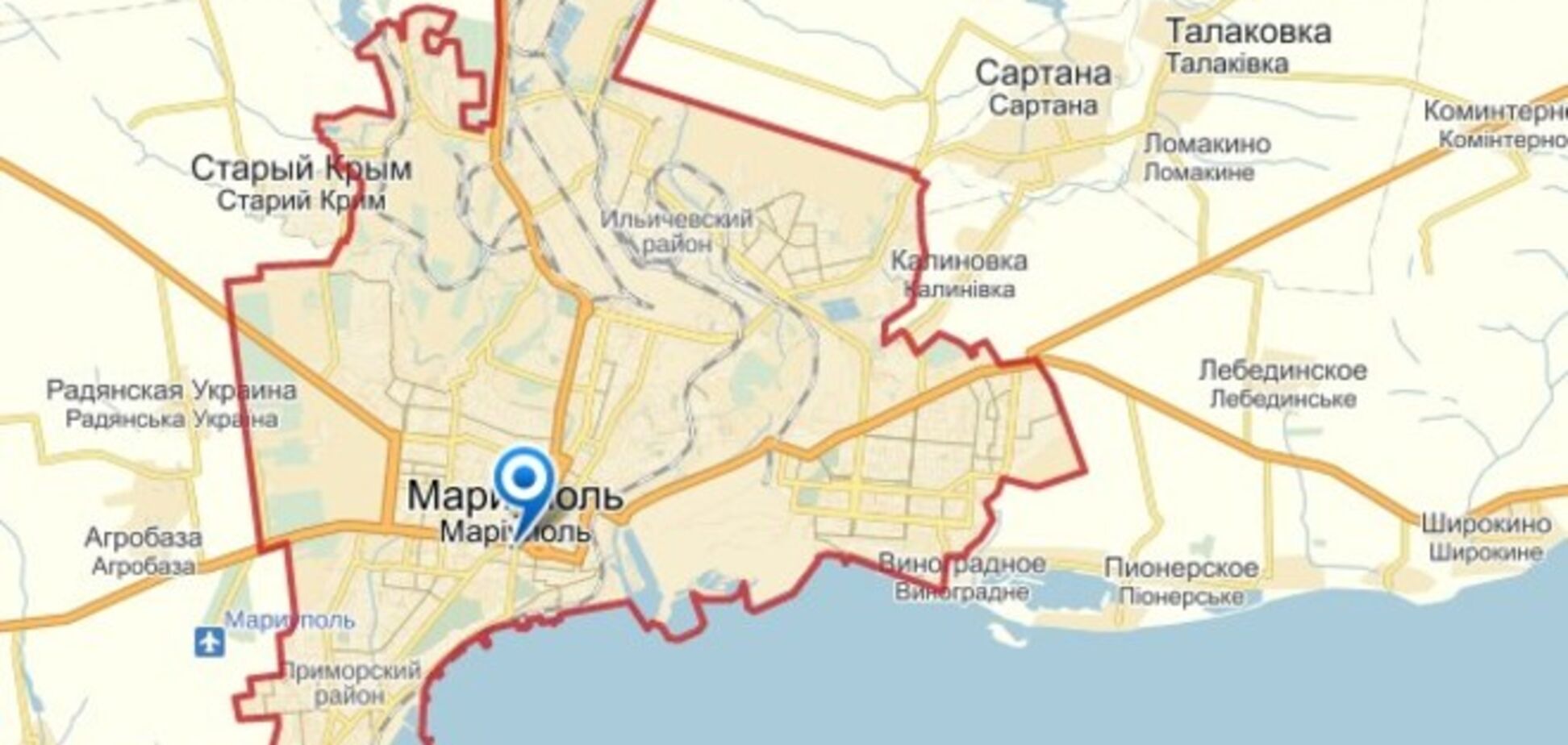 Боевики обстреляли окраины Мариуполя из 'Града': идут бои