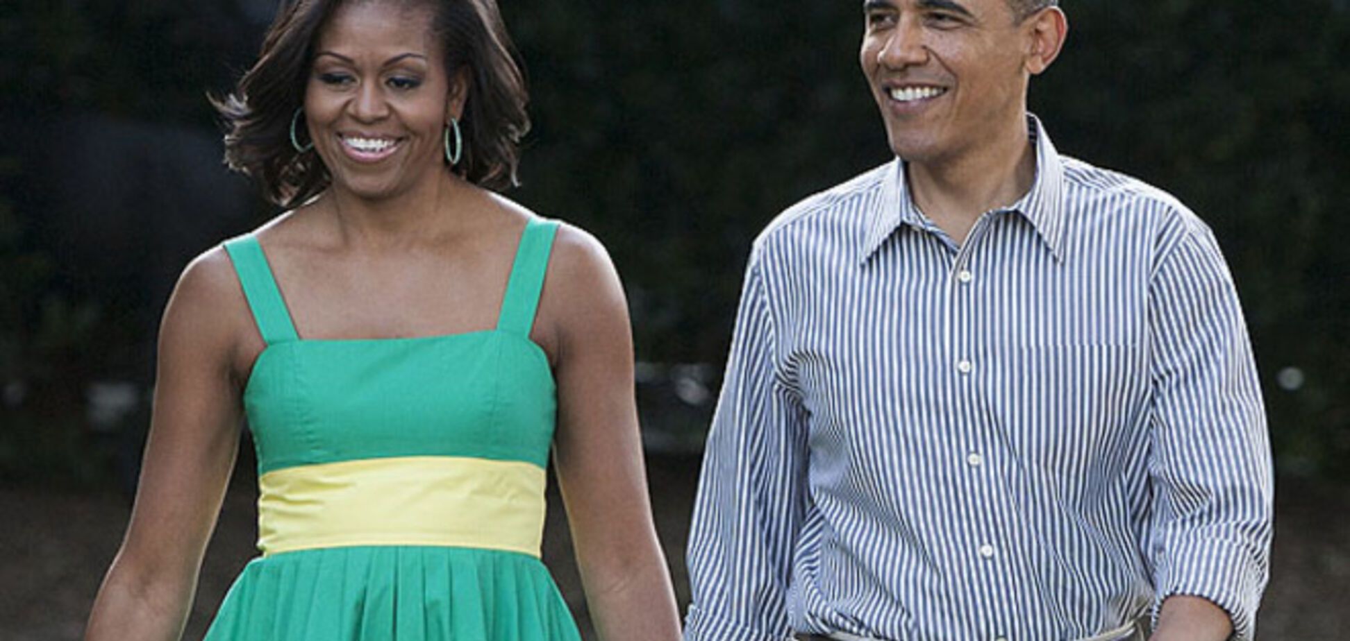 Мишель и Барак Обама впервые показали свои детские фото