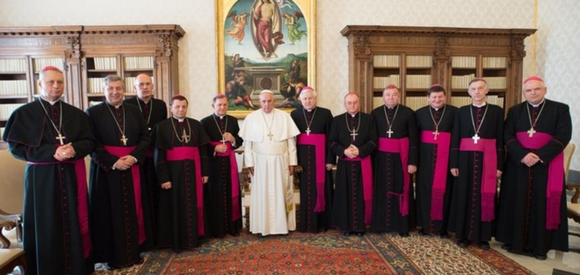 Папа Франциск встретился с украинскими епископами: фото из Ватикана