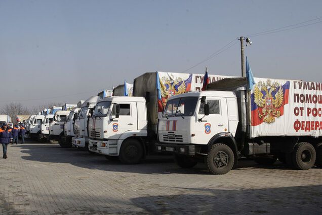 Путинский 'гумконвой' поехал в оккупированный боевиками Дебальцево