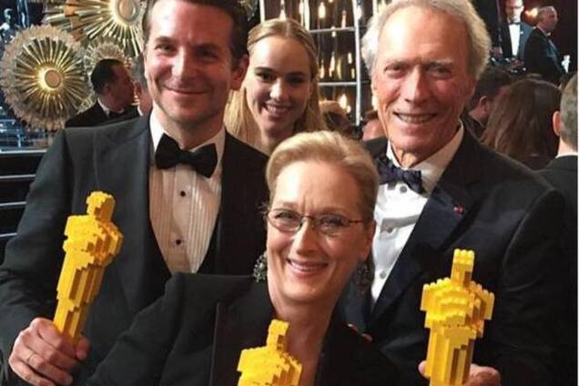 Кому не достался настоящий 'Оскар', тому достался 'Оскар' из Lego