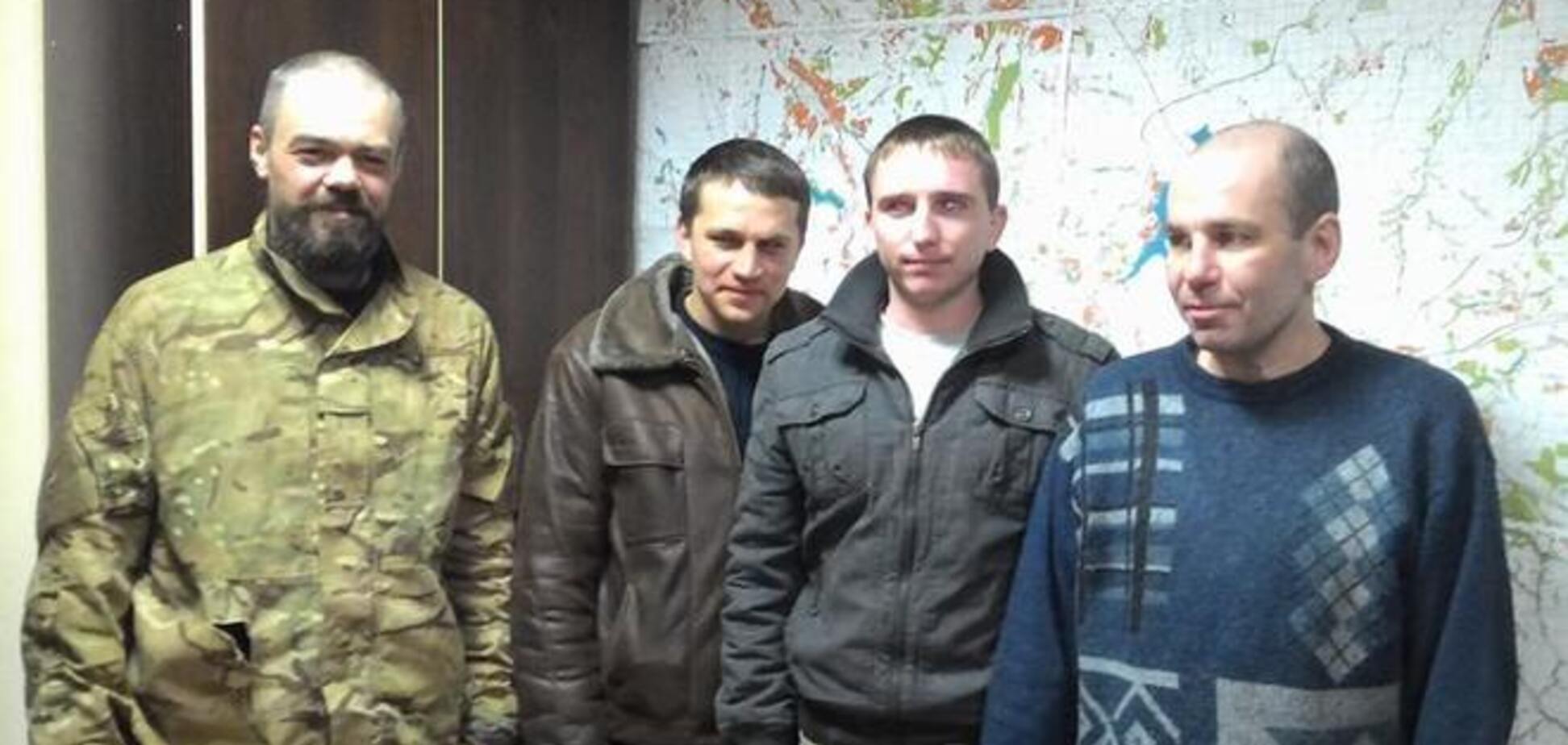 Опубликованы имена и фото четырех освобожденных из плена бойцов АТО