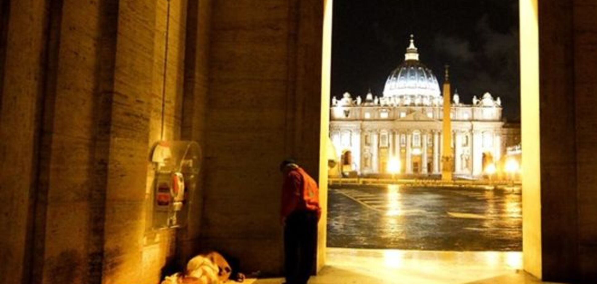 Бомжа поховали в самому серці Ватикану
