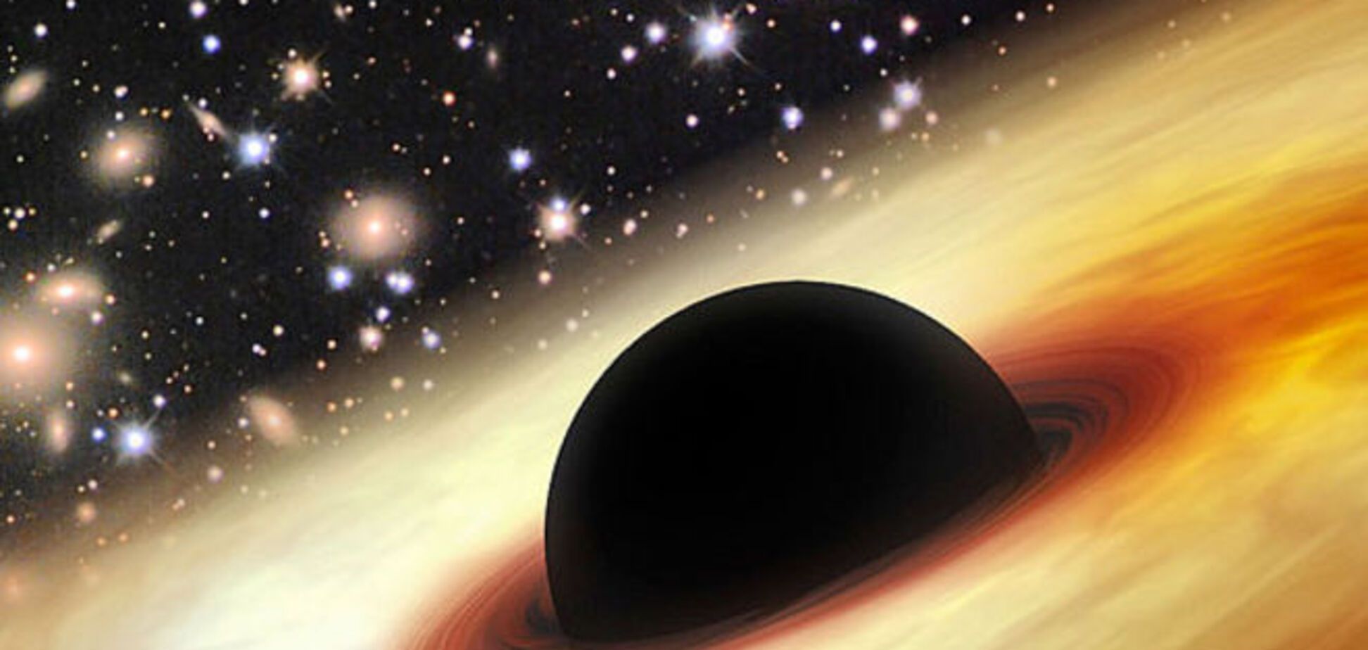 Астрономы открыли черную дыру, которая в 12 млрд раз больше Солнца