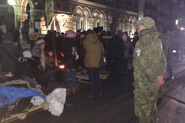 Батальону 'Киев-1' поручена охрана возле здания Нацбанка – МВД