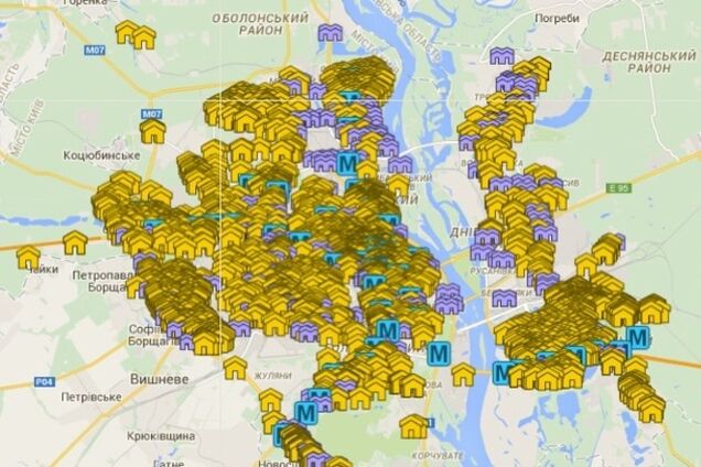 В Киеве создали интерактивную карту с адресами подземных укрытий