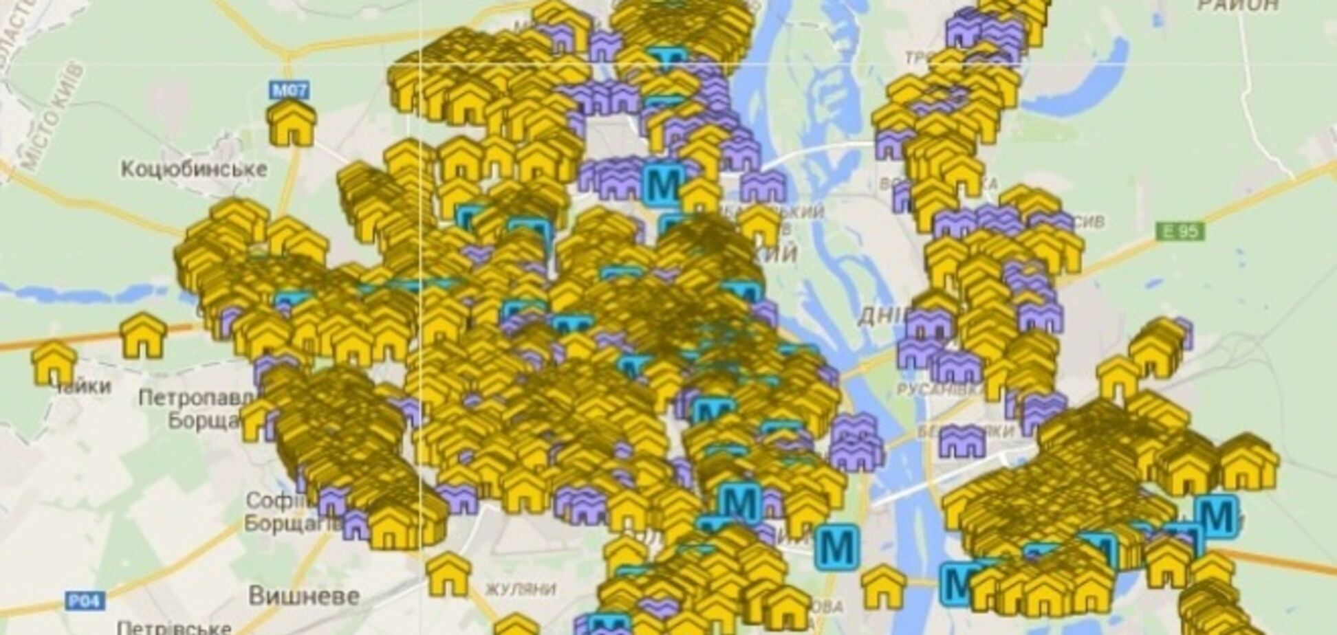В Киеве создали интерактивную карту с адресами подземных укрытий