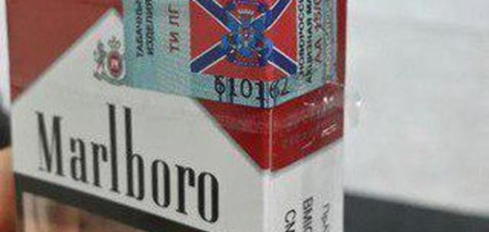 У боевиков 'ЛНР' появилась своя 'акцизная' марка. Фотофакт