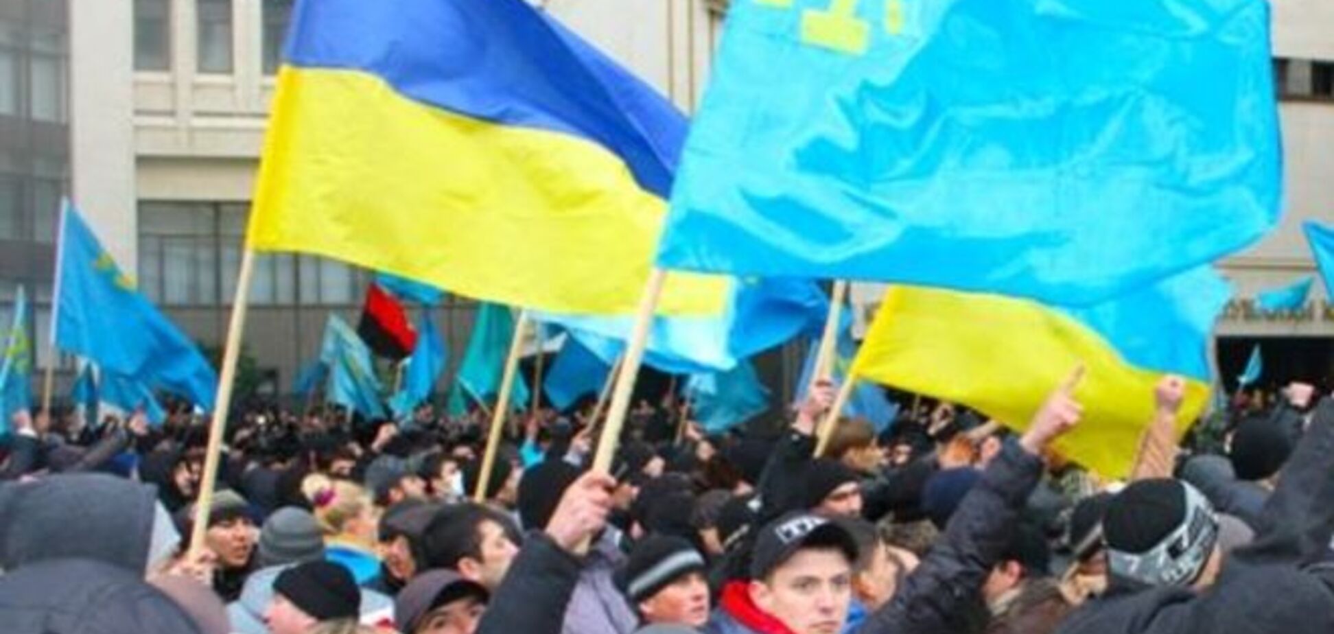 У Криму затримали кримського татарина за участь у проукраїнському мітингу